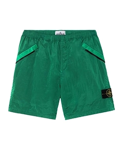 Stone Island Logo Patch Bermuda Shorts