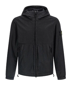 Stone Island Logo Patch Hooded Jacket