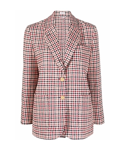 Check Button-Front Blazer