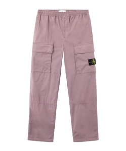 Stone Island Logo Patch Loose Cargo Pants