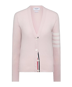 Four-Bar Cashmere Cardigan