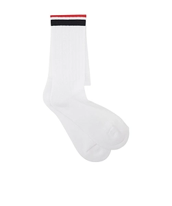 Four-Striped Knitted Socks