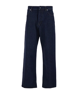 Stone Island Logo Patch Straight-Leg Jeans