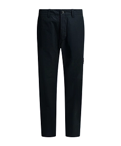 Stone Island Logo Patch Straight-Leg Trousers