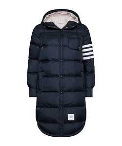 Thom Browne Hooded 4-Bar Parka