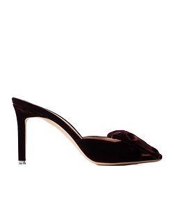 Brigitte High-Heeled Sandals With Bow Embellishment