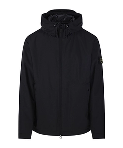 Stone Island Logo Patch Zip-Up Jacket
