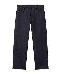 Stone Island Logo Patch Straight-Leg Jeans