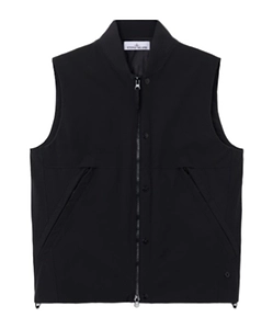 Stone Island Logo Patch Zipped Vest