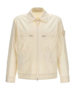 Stone Island Logo Patch Zipped Jacket