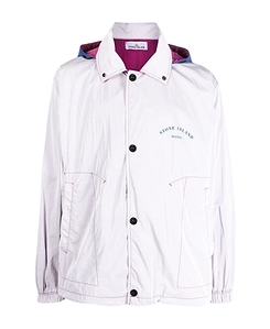 Marina Logo-Print Hooded Jacket