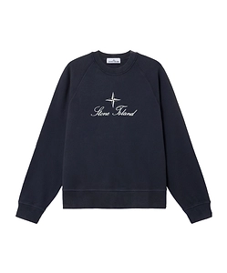 Oversized-Fit Raglan Crewneck Sweatshirt