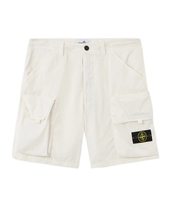 Stone Island Logo-Patch Cargo Shorts