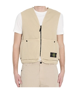 Stone Island Oversized Logo Patch Vest