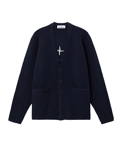 Oversized-Fit Raglan V-Neck Cardigan