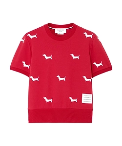 Short-Sleeve Rib-Cuff Tee