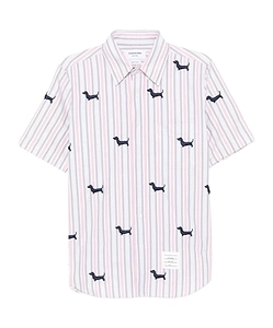 Straight-Cut Short-Sleeved Shirt