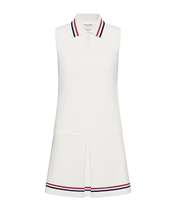 Thom Browne Striped Trim Polo Dress