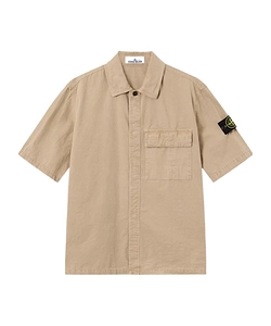 Stone Island Short Sleeve Logo Patch Shirt