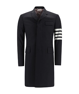 Thom Browne 4-Bar Chesterfield Coat