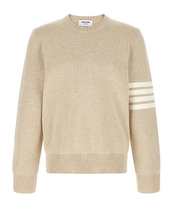 Thom Browne 4-Bar Milan Stitch Knitted Sweater