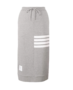 Thom Browne 4-Bar Fitted Skirt