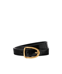 Glossy Leather Belt