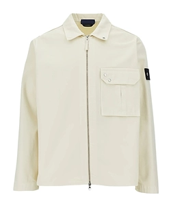 Stone Island Zipped Denim Overshirt