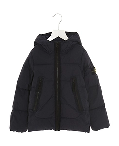 Teen Logo-Patch Feather-Down Jacket