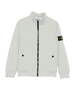 Stone Island Junior Logo Patch Zipped Jacket