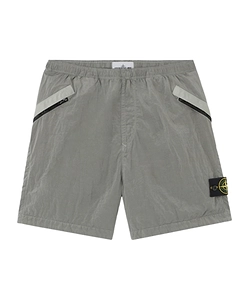 Stone Island Logo Patch Bermuda Shorts