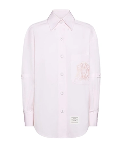 Thom Browne Crest Patch Button-Up Shirt