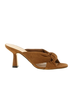Knotted High-Heeled Sandals