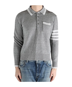 Thom Browne Knitted Polo Shirt