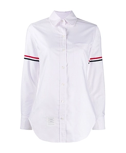 Thom Browne Long-Sleeved Striped Shirt