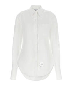 Thom Browne Logo Patch Button-Down Shirt