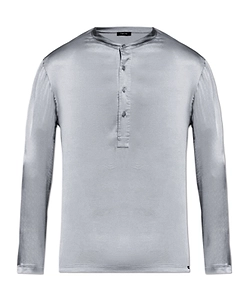 Long-Sleeve Pajama Top