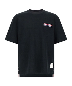 Thom Browne Rwb Embroidered Crewneck T-Shirt
