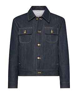 Thom Browne Selvedge Denim Backstrap Utility Jacket
