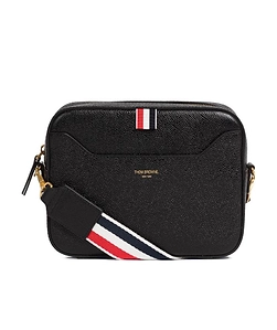 Thom Browne Small Rwb Striped Zipped Camera Bag