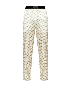 Paisley-Print Pajama Bottoms