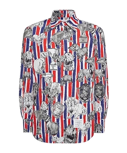 Toile-Detail Long-Sleeve Shirt