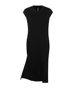 Thom Krom Cap Sleeve Side-Slit Dress