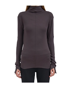 Maglia In Viscosa A Collo Alto
