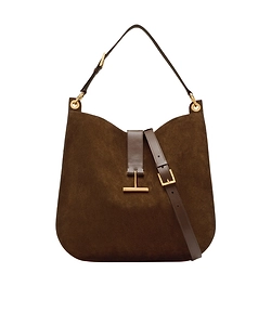 Large T-Signature Shoulder Bag