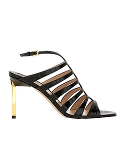 Tom Ford Caged Embossed Heeled Sandals