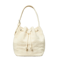 Tory Burch T Monogram Terry Oversized Bucket Bag