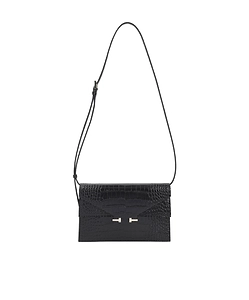 Tom Ford Double T Embossed Shoulder Bag
