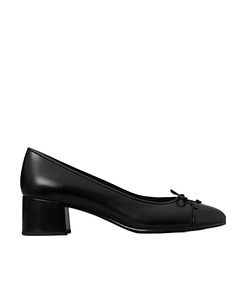Tory Burch Bow Detailed Block-Heel Pumps