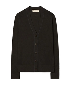 Tory Burch Button-Up V-Neck Cardigan